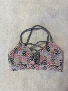 Gray & Pink Strappy Bralette - Women Intimates